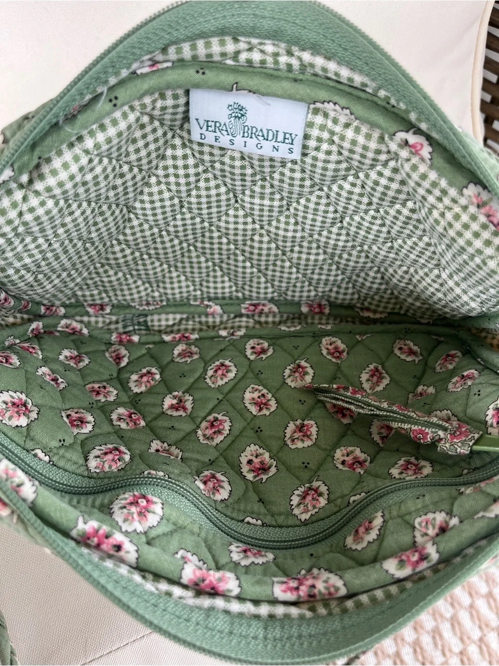 Vera Bradley Green Leaf Crossbody